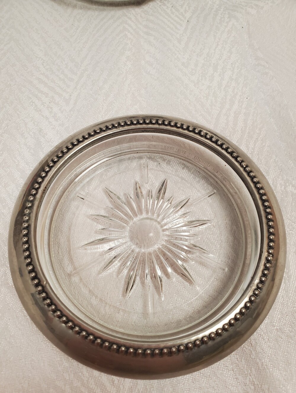Vintage Glass Coasters (Set Of 4)